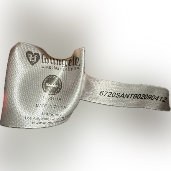 VTG LOUNGEFLY HELLO KITTY WHITE QUILTED SANRIO RED BOW TOTE BAG FLAWED 16”x 12” - Picture 8 of 15